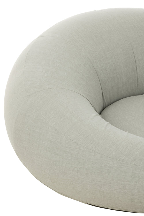 J-Line matras Donut - kunststof - grijs - vtwonen shop