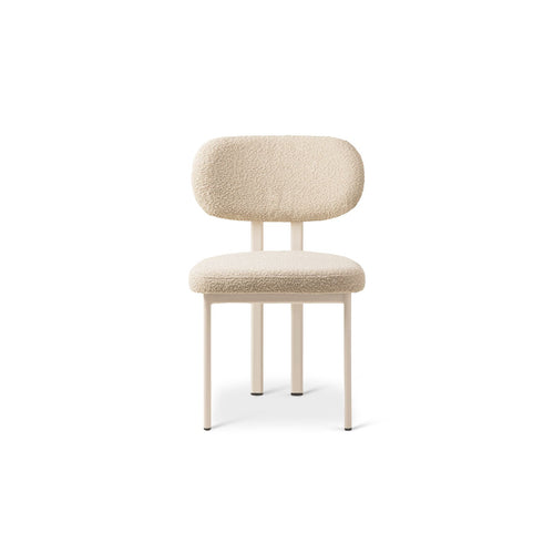 Set van 2 stoelen met gesp Sam boucle beige - 52x51x82cm