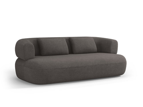 Micadoni Bank Jenny 3-zits, boucle, grijs - 90x178x73cm