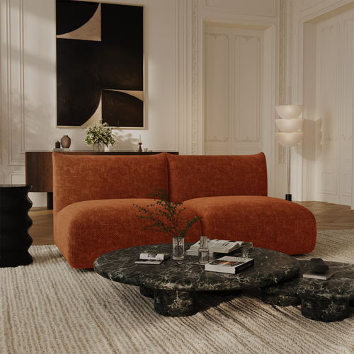 Sia Home - Modulaire bank NOOMA - chenillefluweel  194cm