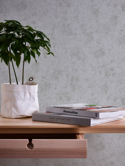 Livingwalls behang metalen platen zilver, grijs en metallic - 53 cm x 10.05 m - AS-389693
