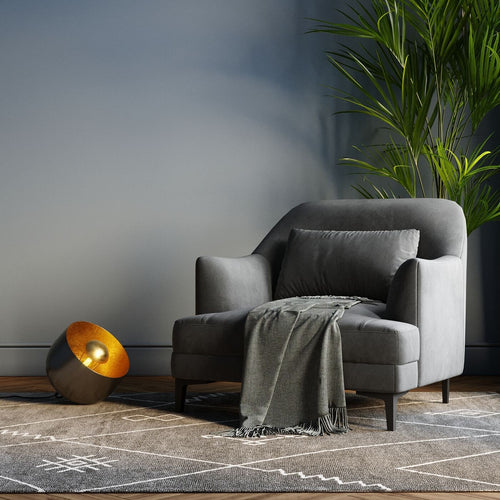 Kare Design tafellamp Apollon Smooth - 28cm - donkergrijs - vtwonen shop