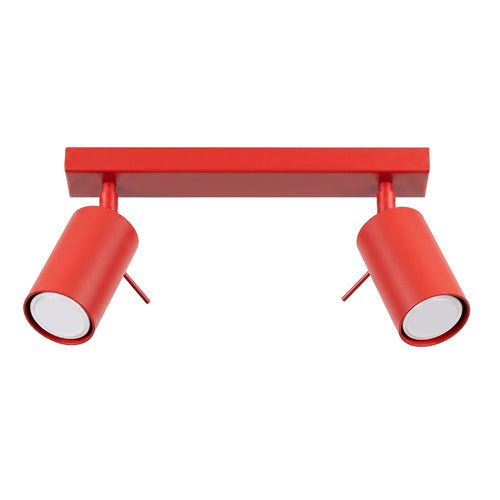 Sollux Lighting Plafondlamp RING 2 rood - 30x6x16cm
