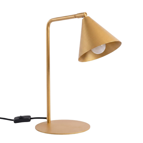 Sollux Lighting Tafellamp NOX goud - 18x18x35cm