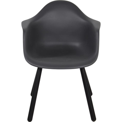 Lesli Living bistrostoel Montreux - grijs - 62,5x44x82,5cm - set van 4