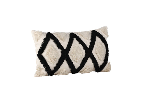 Rebellenclub Kussen Tavita - Zwart/wit - vtwonen shop