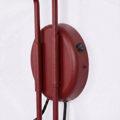 Sollux Lighting Wandlamp NOX 2 bordeaux met schakelaar - 150x80x30cm
