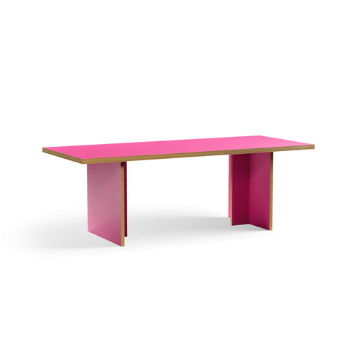 HKLIVING dinertafel rechthoekig – raspberry – 220cm