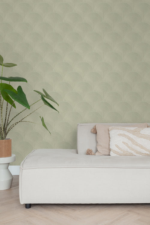 ESTAhome behang 3D-motief groen - 50 x 900 cm - 131105 - vtwonen shop