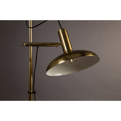 Dutchbone Karish Vloerlamp/ Staande Leeslamp Goud - vtwonen shop