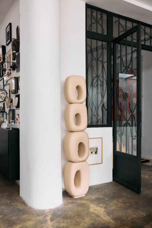 HKLIVING sculptuur Raw Art – palmvezel - vtwonen shop