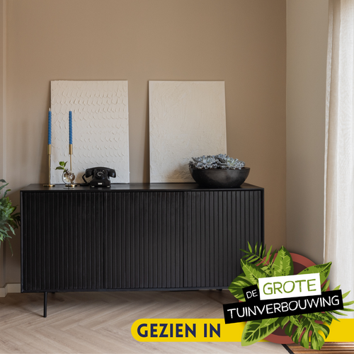 Starfurn  dressoir Madison - zwart - 45x165x85cm