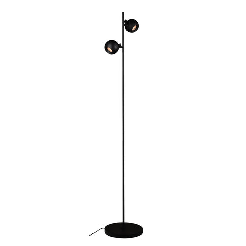 Artdelight vloerlamp Bolero - 2 lichts - 25  x 150   cm - zwart - vtwonen shop