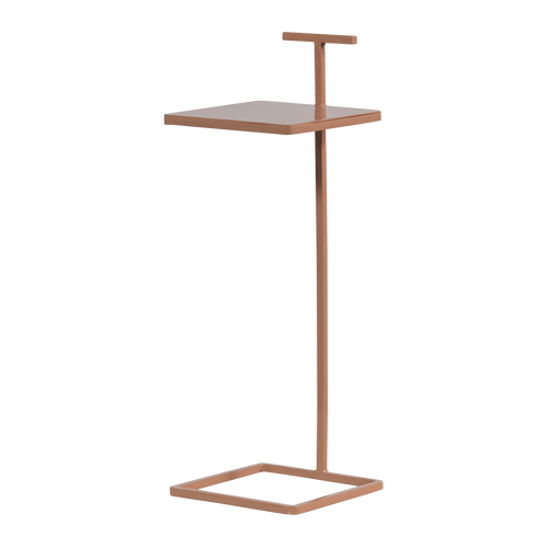 WOOOD bijzettafel Toste - Metaal - Oud Roze - 64x22x22