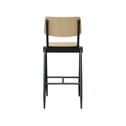 LABEL51 Barkruk Solid - Naturel Hout - Zithoogte 86cm - Set van 2 - vtwonen shop