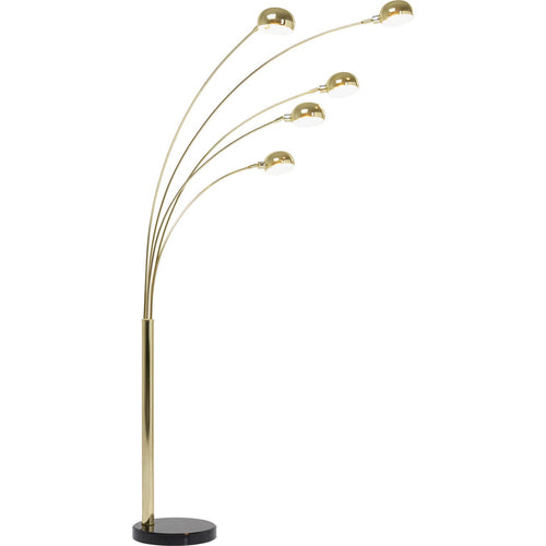 Kare Design Vloerlamp Five Fingers 215cm Messing - vtwonen shop