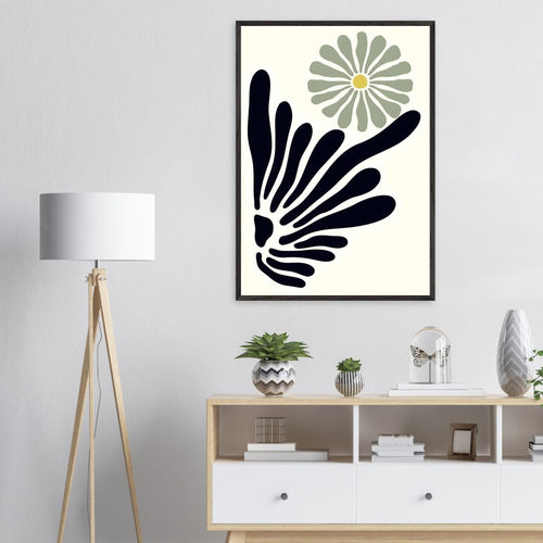 Artfulprints Poster Matisse – Floral symphony   - 70x100 cm - Zwart