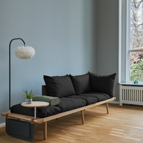 Umage Light Around black - Lampenstandaard voor Lounge Around sofa - vtwonen shop