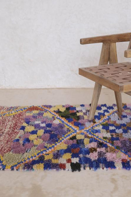 AFK Living vloerkleed Berber - handgemaakt - Wol - 218 x 102 cm - vtwonen shop