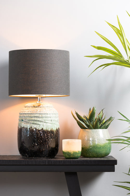 Light & Living lampenkap LIVIGNO - Ø35x25cm - grijs - vtwonen shop