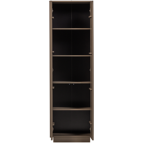 WOOOD hoge kast Nova - Grenen - Truffel Bruin - 215x67x40
