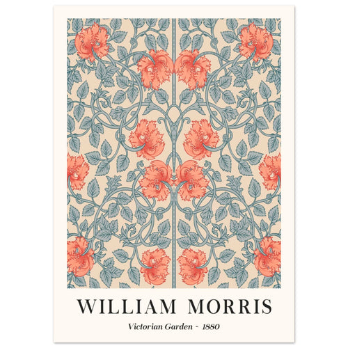 Artfulprints  William Morris - Victorian garden 1880   poster 50x70 cm - vtwonen shop
