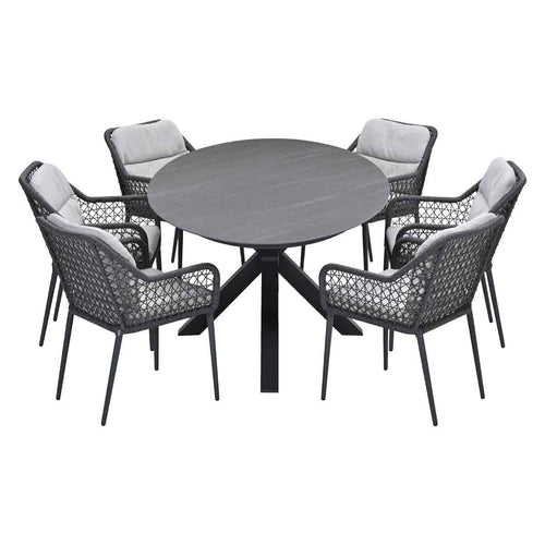 Garden Impressions tuinset Pemba - Scot - Napoli grey - 230x115 cm - 7-delig