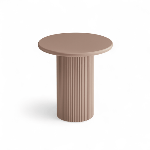 Furnhouse salontafel set Wave - Mokkamousse - Ø 50/130 cm
