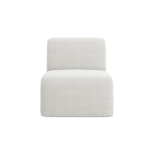 LaMiaSofa Bankmodule midden Cervo - bouclé - wit - 70x94x75