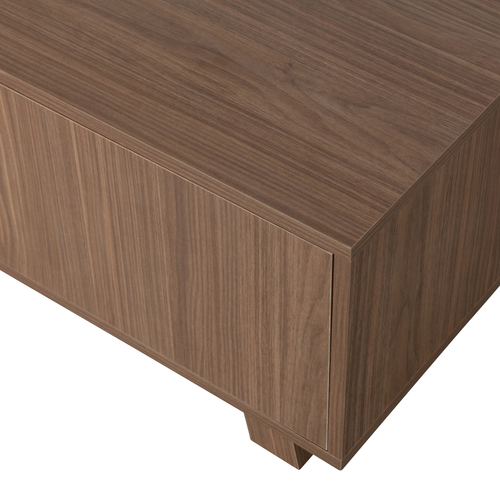 WOOOD tv-meubel Seppe - Noten fineer - Noten - 42x160x44 - vtwonen shop