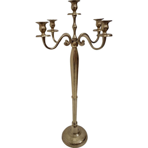 Lesli Living kaarshouder Brush - goud - 78cm