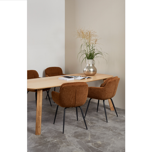 WOOOD Haarlem 4-standen poot - Eiken - Transparant - Set van 2 - vtwonen shop