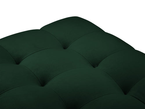 Cosmopolitan Design Bank Bali 2-zits, flueel, flessengroen - 62x133x40cm