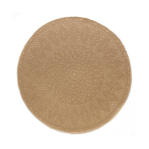 AFK Living vloerkleed Crochet - voor binnen en buiten - beige - 230 x 230 cm