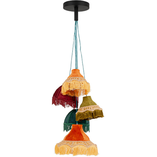 Kare Design Hanglamp Saloon Fringes 5 - vtwonen shop