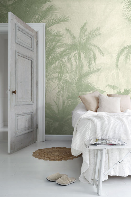 Sanders & Sanders fotobehang jungle-motief groen - 424 x 280 cm - 640780