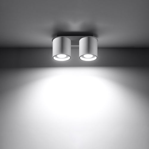 Sollux Lighting Plafondlamp ORBIS 2 wit - 26x10x12cm