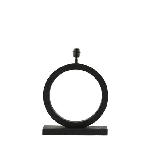 Light & Living lampvoet  - zwart - 41x13x55 cm