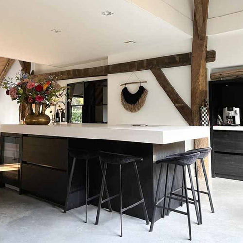 Kick barkruk Finn - 80cm - Zwart - vtwonen shop