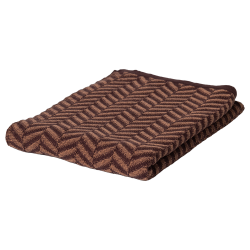 WOOOD plaid 130x170 cm Suna - Katoen - Bruin/Roze