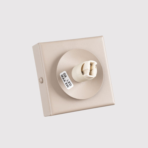 Sollux Lighting Plafondlamp YOLI 1 taupe - 12x12x14,5cm