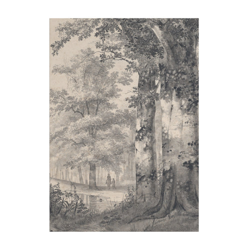 Art for the Home Buitencanvas - Bos ritje - 70x50cm