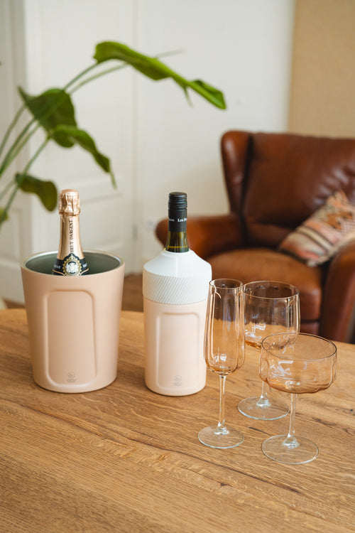 Leopold Vienna - Champagnekoeler dubbelwandig Corvina zand