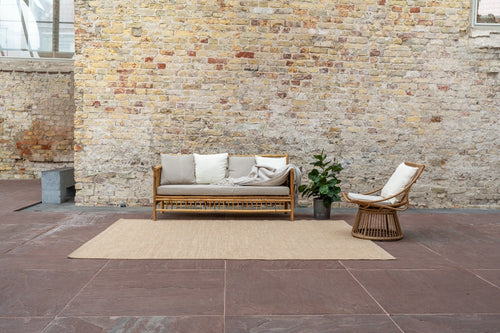 Interieur05 Jute buitenkleed Naturel Plain - 200 x 290 cm