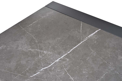 Austin tafel - 240x100 cm - carbon black - Centostone sicilian grey - vtwonen shop