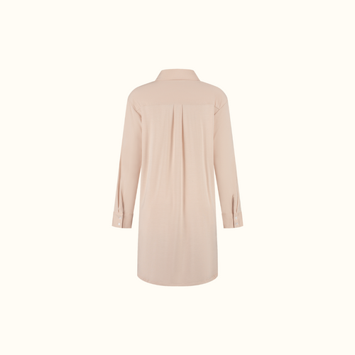 Coco & Cici - Tencel Nachthemd - Dames - Powder Peach - Maat S / M - vtwonen shop