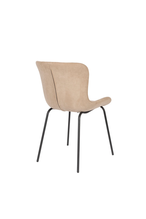 Housecraft Living Junzo Rib Eetkamerstoelen Taupe - Set van 2 - vtwonen shop