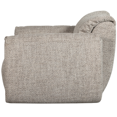 WOOOD loveseat Baggy -Geweven Stof - Naturel Melange  - 81x138x101