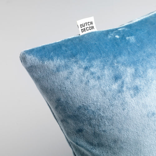 KUSSENSET - 4-delig - Tobias - 45x45 cm, 30x50 cm - inclusief binnenkussens - blauw