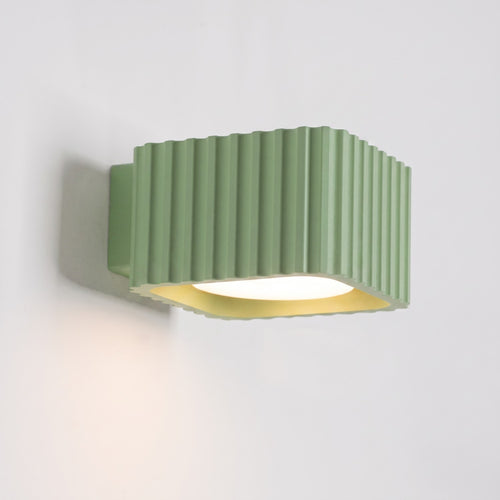 Sollux Lighting Wandlamp RIFF saliegroen Gx53 - 10x12x6cm